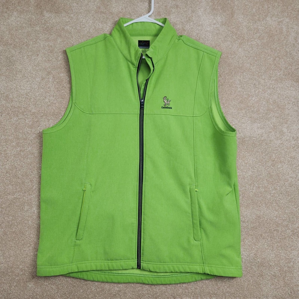 Greg Norman full zip golf vest size XL camelback
